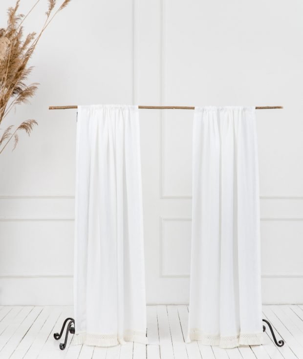 Farmhouse Living Room Curtains