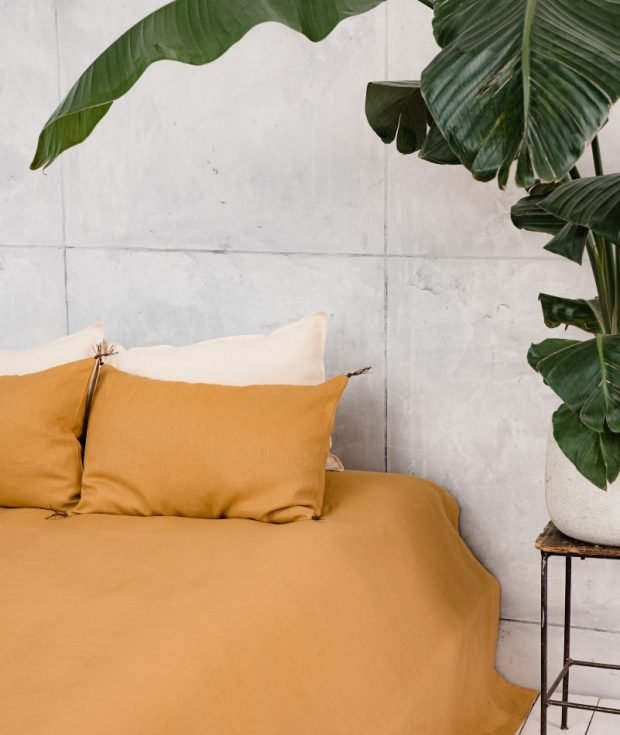 European Linen Bedspread