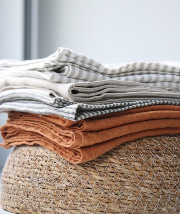 Natural Linen Napkins Bulk