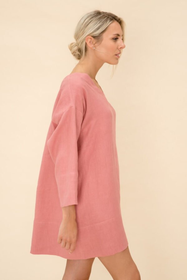 linen loose dress