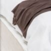 brown throw blanket