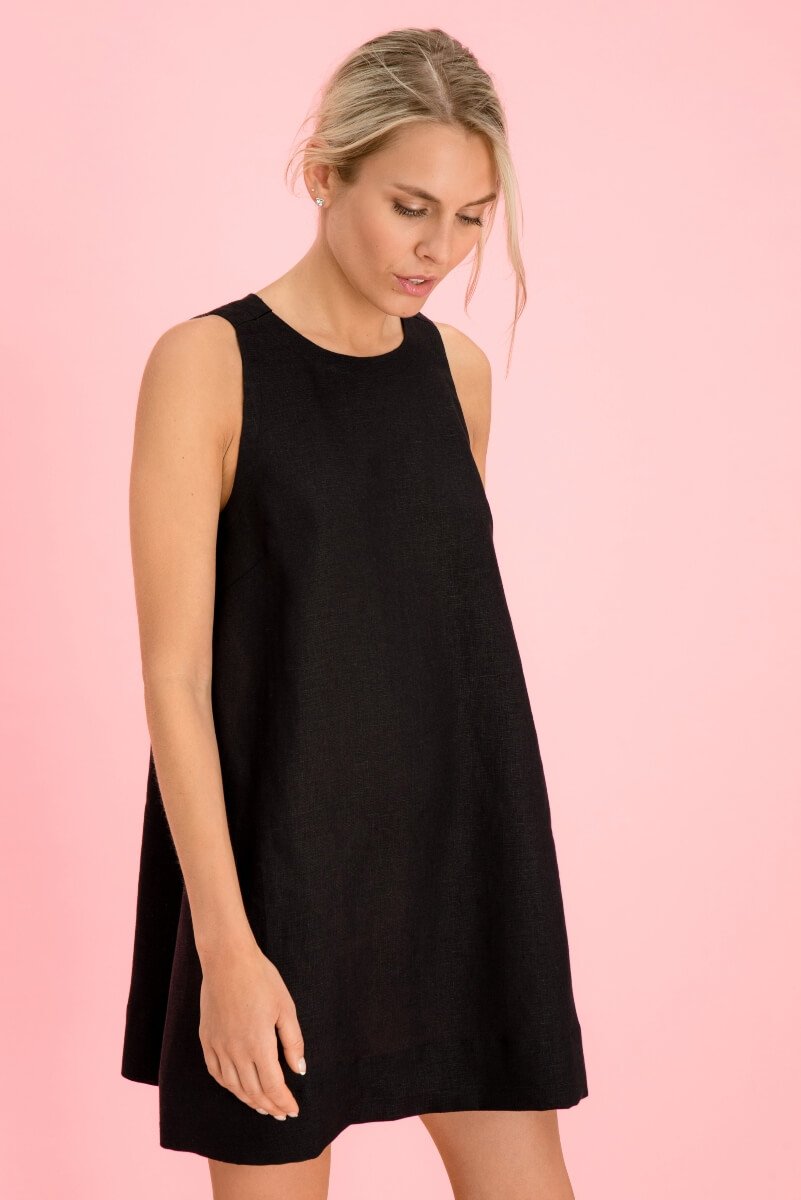 Mini Linen Dress