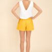 V-Neck Linen Tank Top