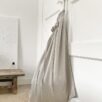 100% natural linen laundry bag